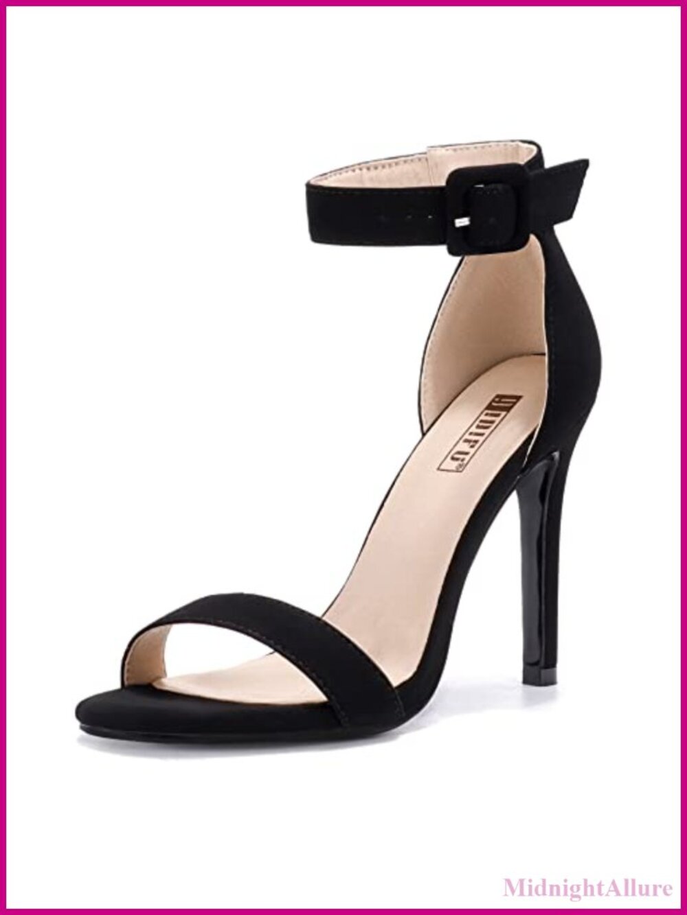 IDIFU IN4 High Heels Dressy Stiletto Open Toe Heeled Sandals